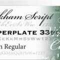 Graceful Palette typefaces
