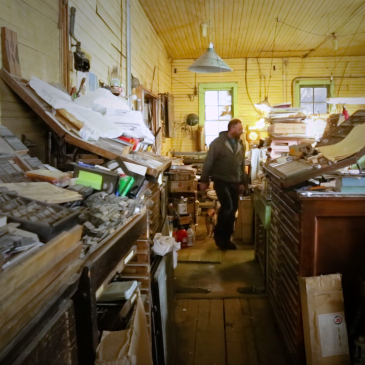 The Saguache Crescent is the last hot metal newspaper in the United States